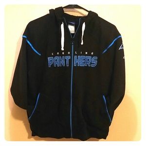 Carolina Panthers full zip sweatshirt